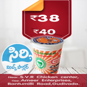 Vijaya Dairy Curd Cup 400gms